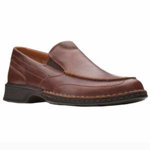 Clarks Northam Racer Slip On Leather Loafer Cognac Men's 13